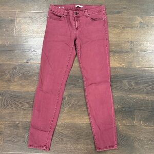 Cabi Red Skinny Jeans